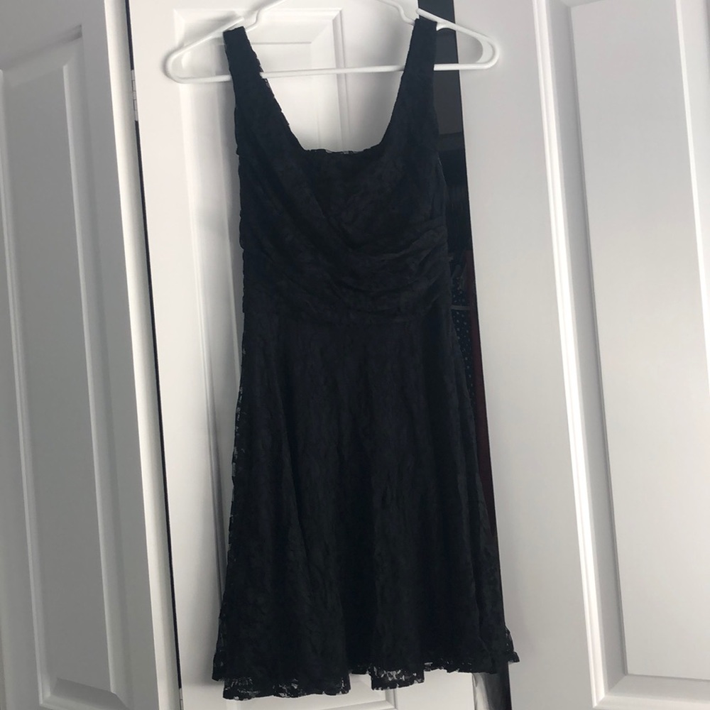 Express black lace dress
